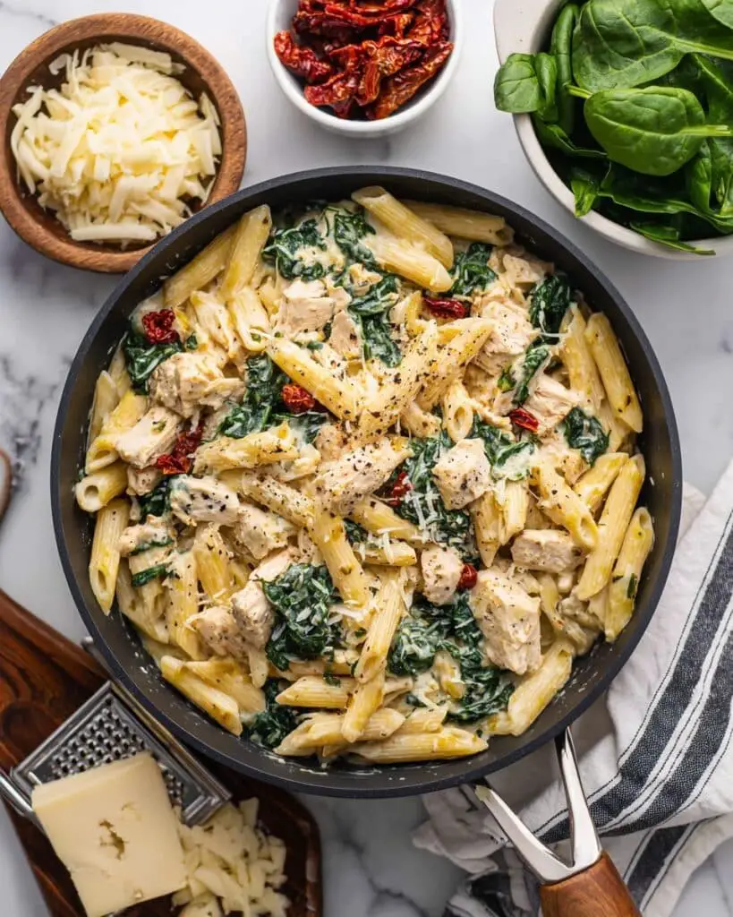 Chicken Florentine Pasta Recipe
