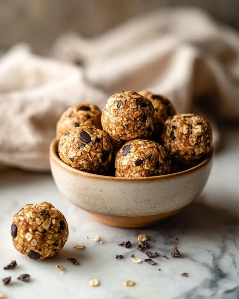 Chocolate Chip Peanut Butter Energy Balls Recipe