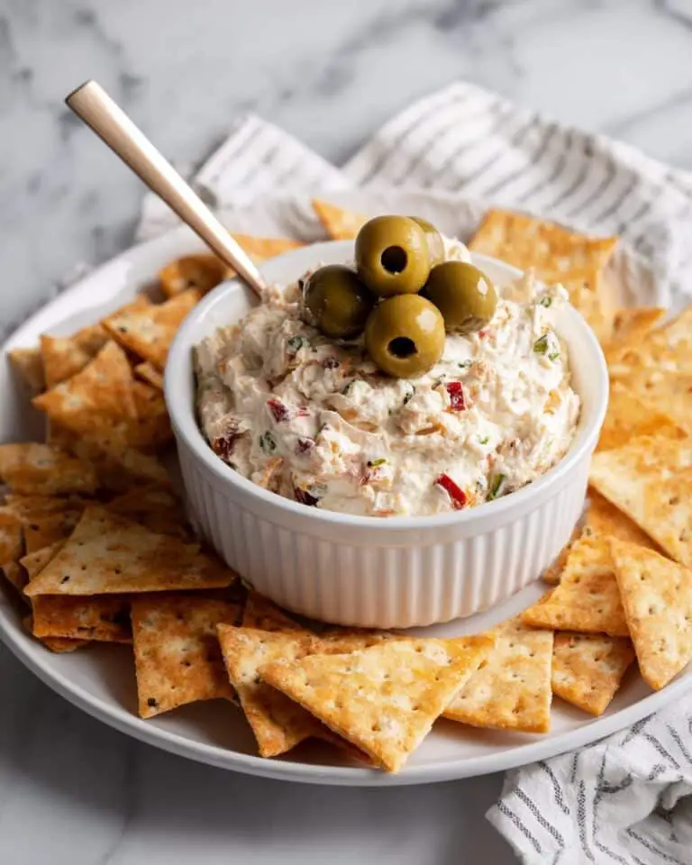 Olive Dip with Parmesan and Garlic Recipe