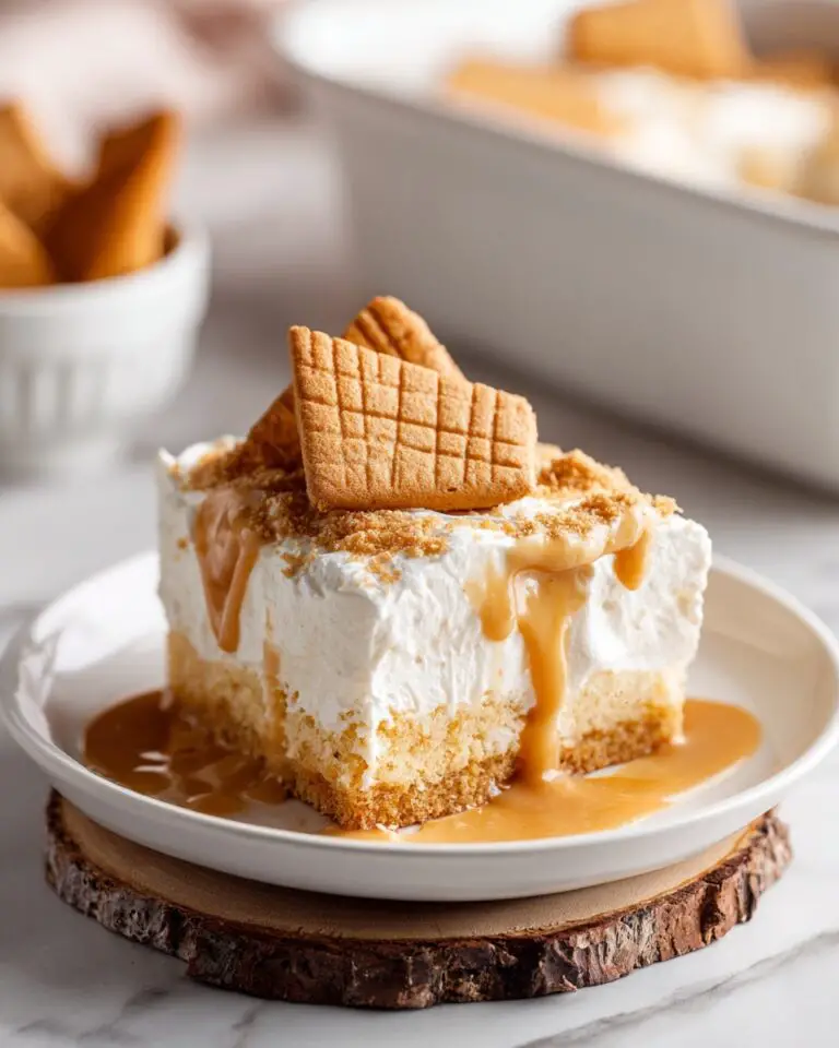 Eggless Biscoff Tres Leches Cake Recipe