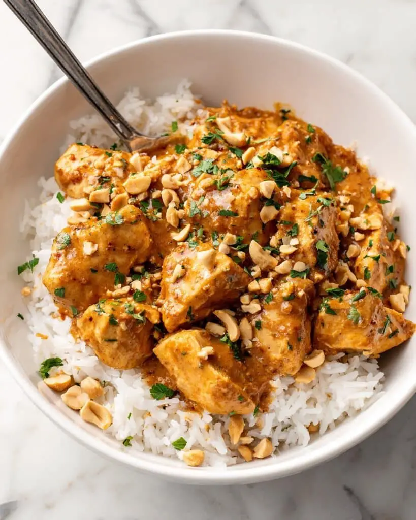Slow Cooker Peanut Chicken Recipe