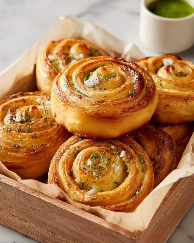 Cheesy Garlic Cruffin Recipe