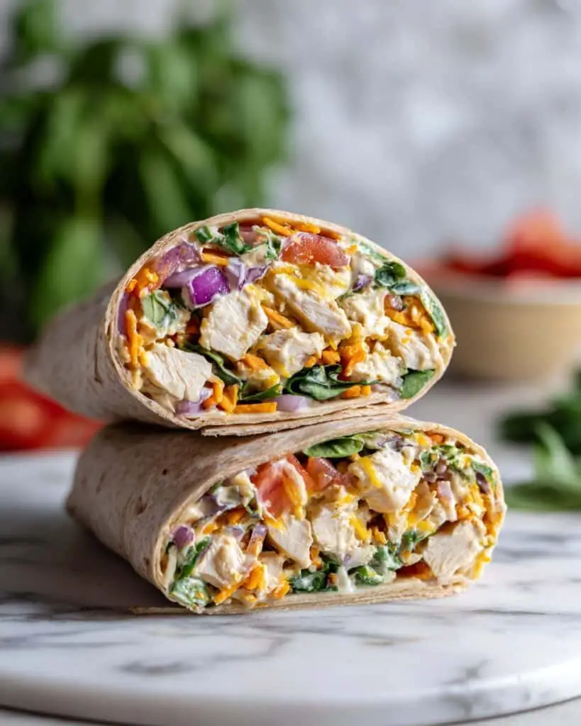 BBQ Grilled Chicken Wrap Recipe