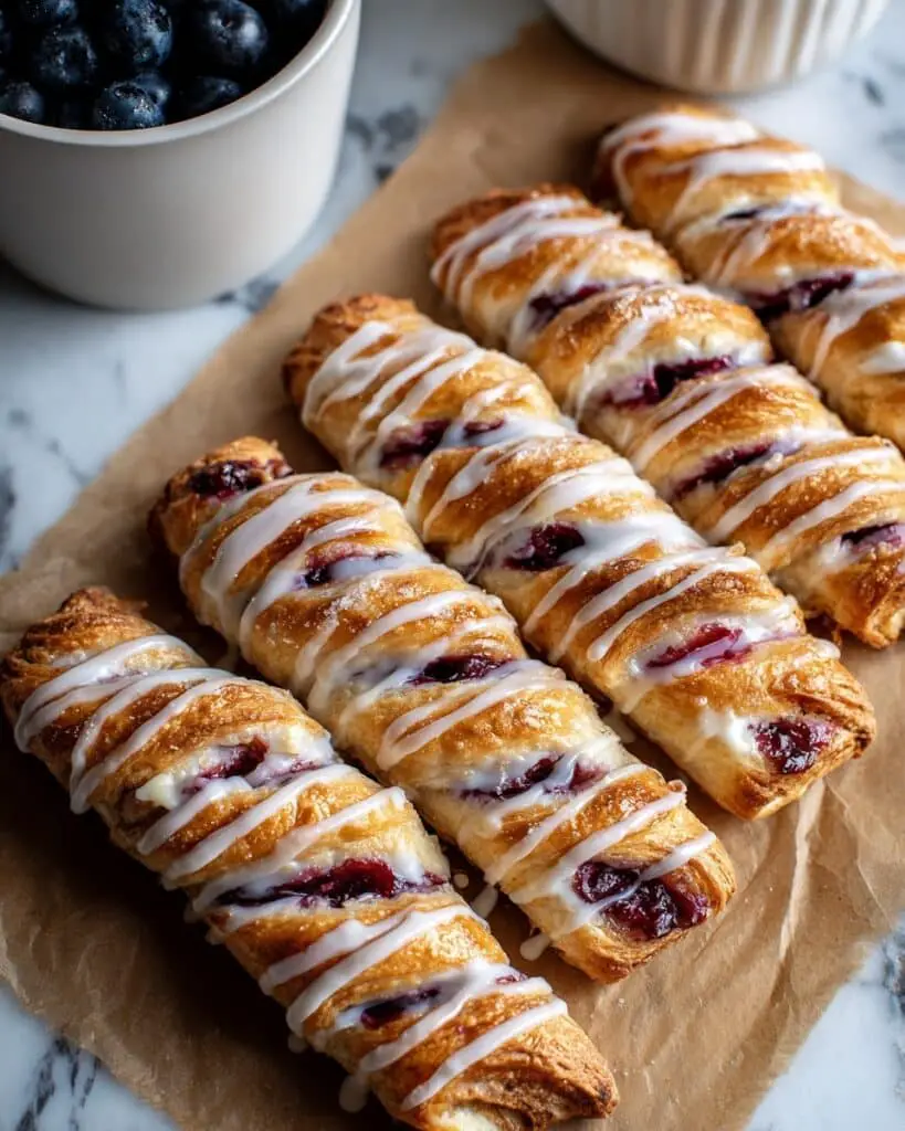 Blueberry Cream Cheese Danish Recipe