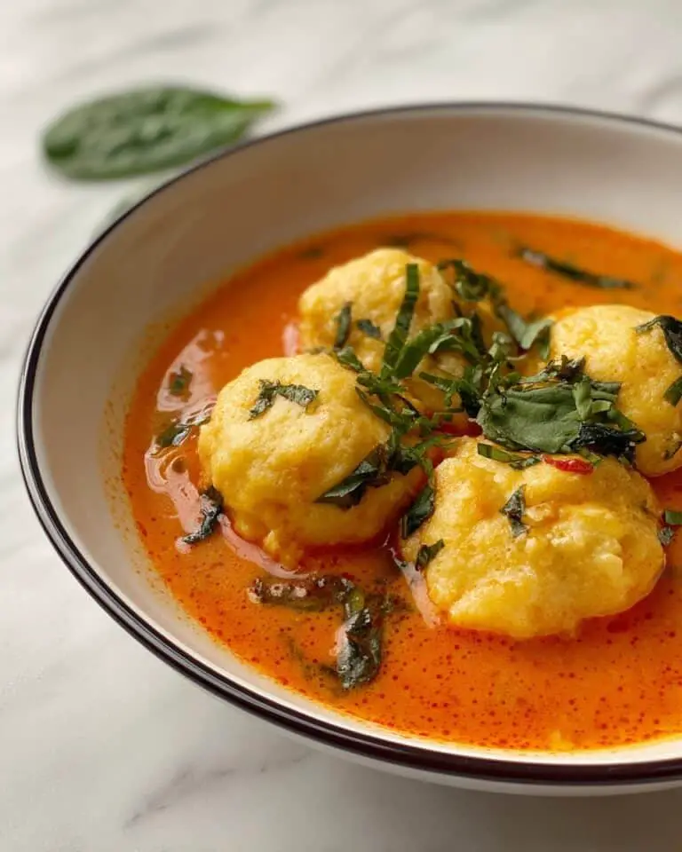 Tomato Soup with Cheddar Bay Dumplings Recipe
