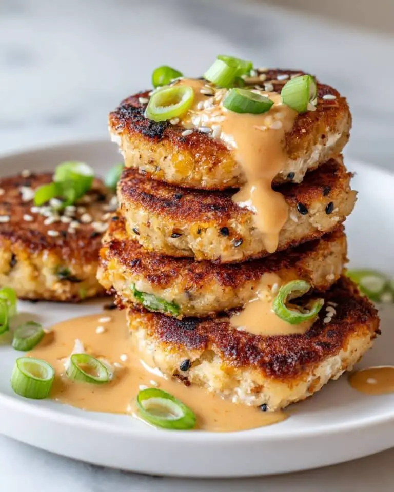 Asian-Style Tuna Cakes with Spicy Mayo Recipe