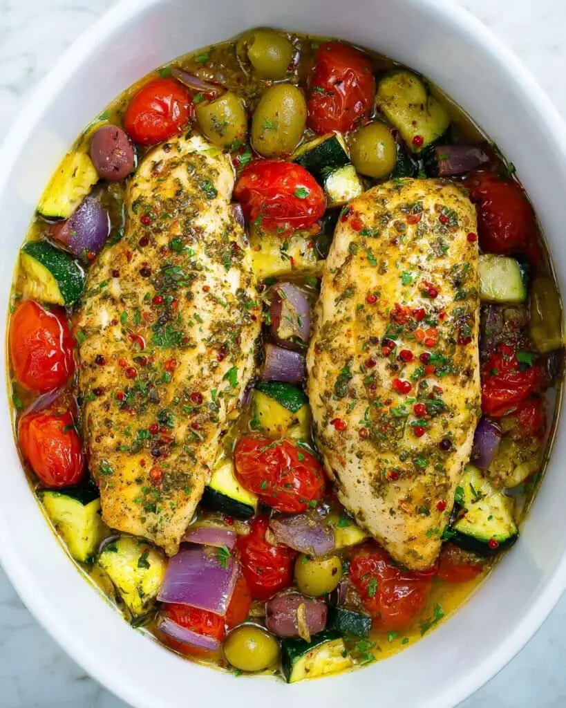 Mediterranean Baked White Fish Recipe
