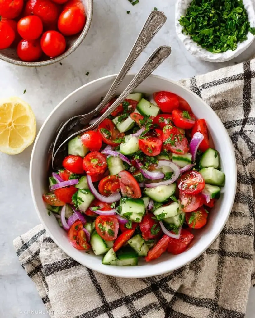 Cucumber Tomato Salad Recipe