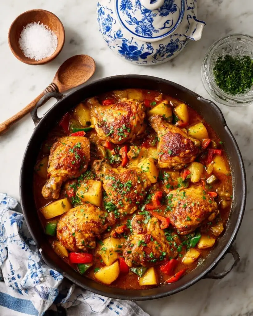 African Chicken (Macanese One-Pan Chicken Curry) Recipe