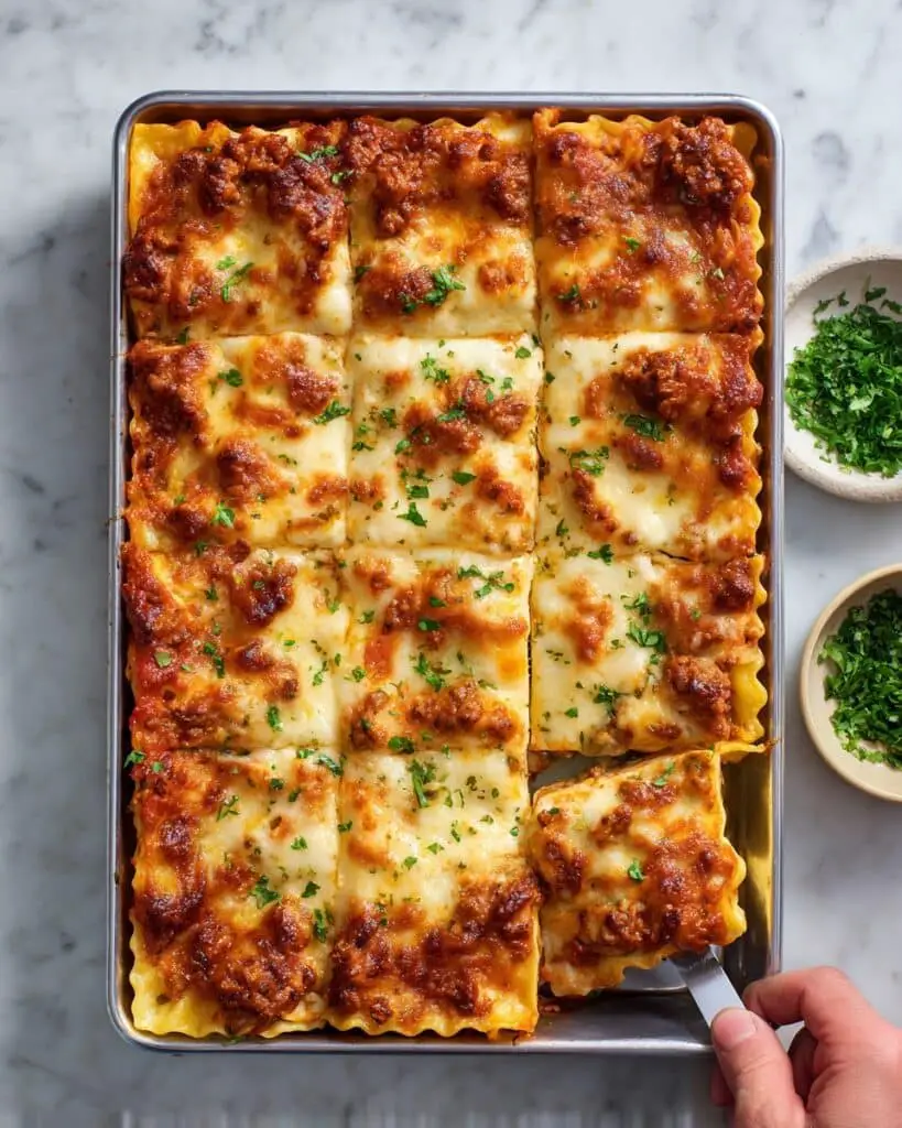 Sheet Pan Lasagna Recipe