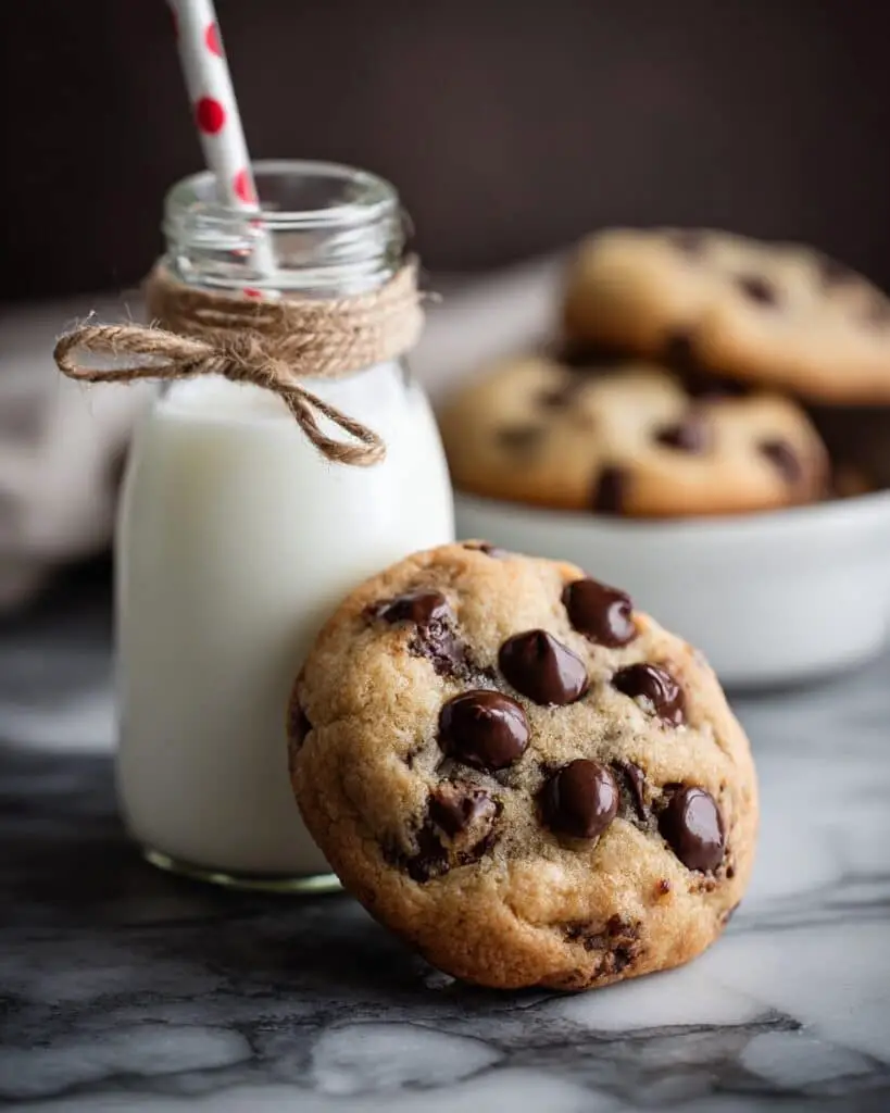 Eggless Oreo Stuffed Chocolate Chip Cookies Recipe