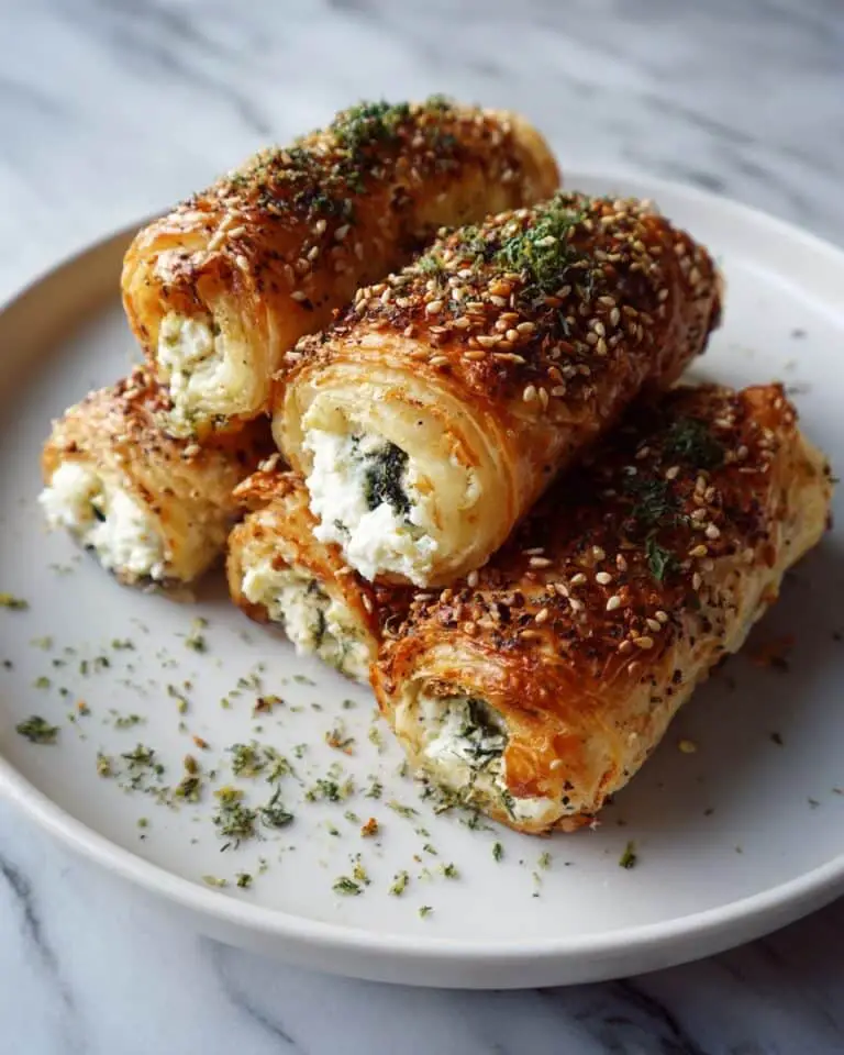 Indulgent Oven-Fried Feta Rolls with Chili Honey Recipe