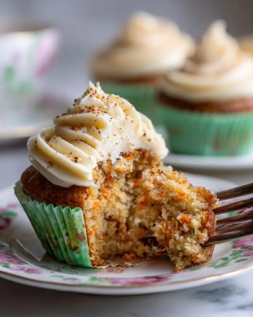 Small Batch Carrot Cake Cupcakes Recipe