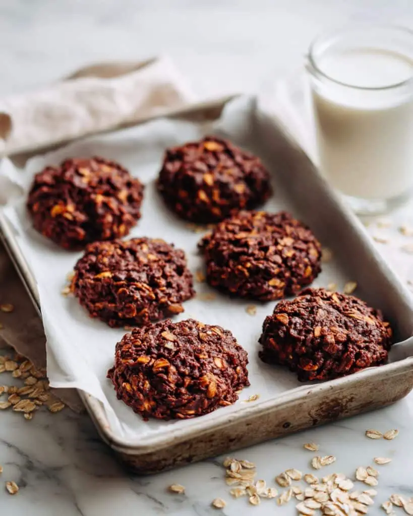Small Batch No-Bake Chocolate Peanut Butter Cookies Recipe