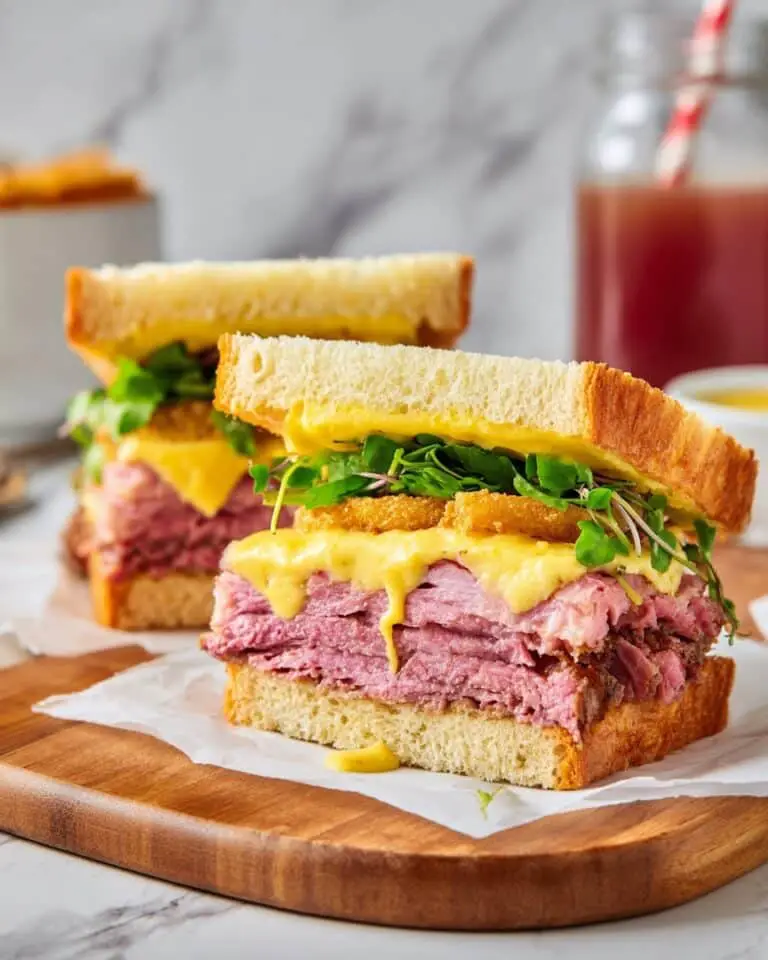 Gourmet Steak Sandwich with Avocado Mayo, Crispy Shallots, and Melted Havarti Recipe