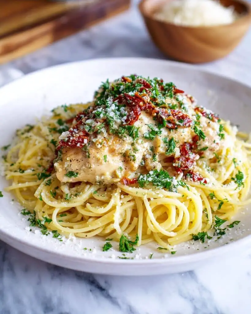 Creamy Crock Pot Tuscan Chicken Recipe