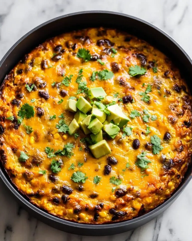 Crockpot Beef Taco Casserole Recipe