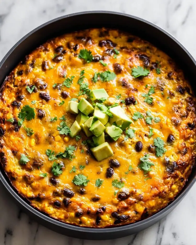 Crockpot Beef Taco Casserole Recipe