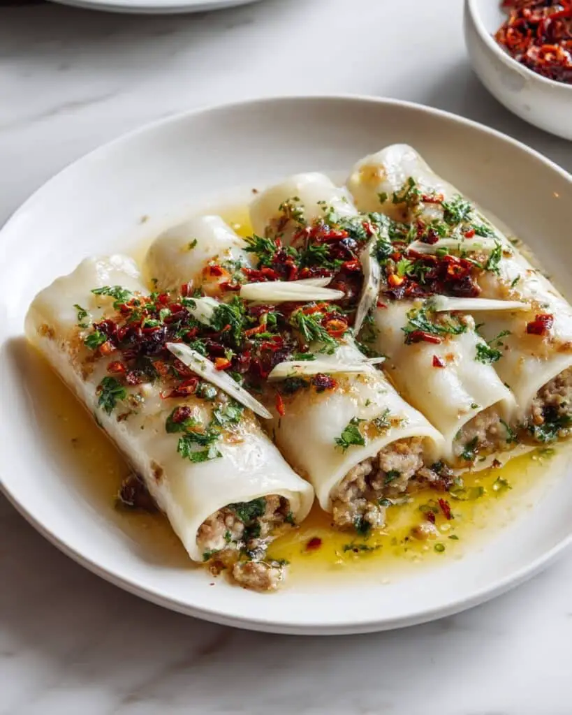 Tasty Grilled Squid with Garlic and Chili Recipe