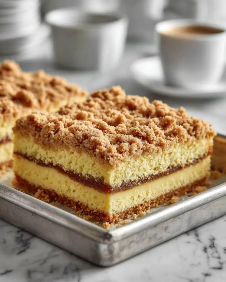 Coffee Cake with Cinnamon Streusel Topping Recipe