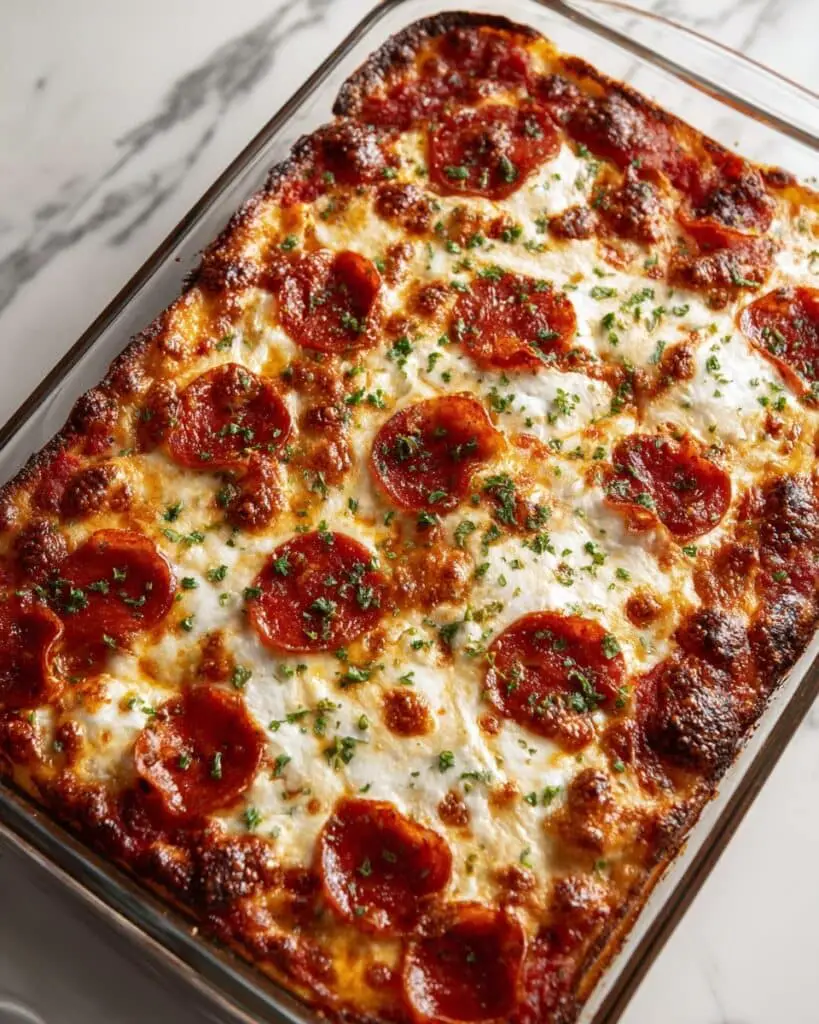 Pizza Casserole With Biscuits Recipe