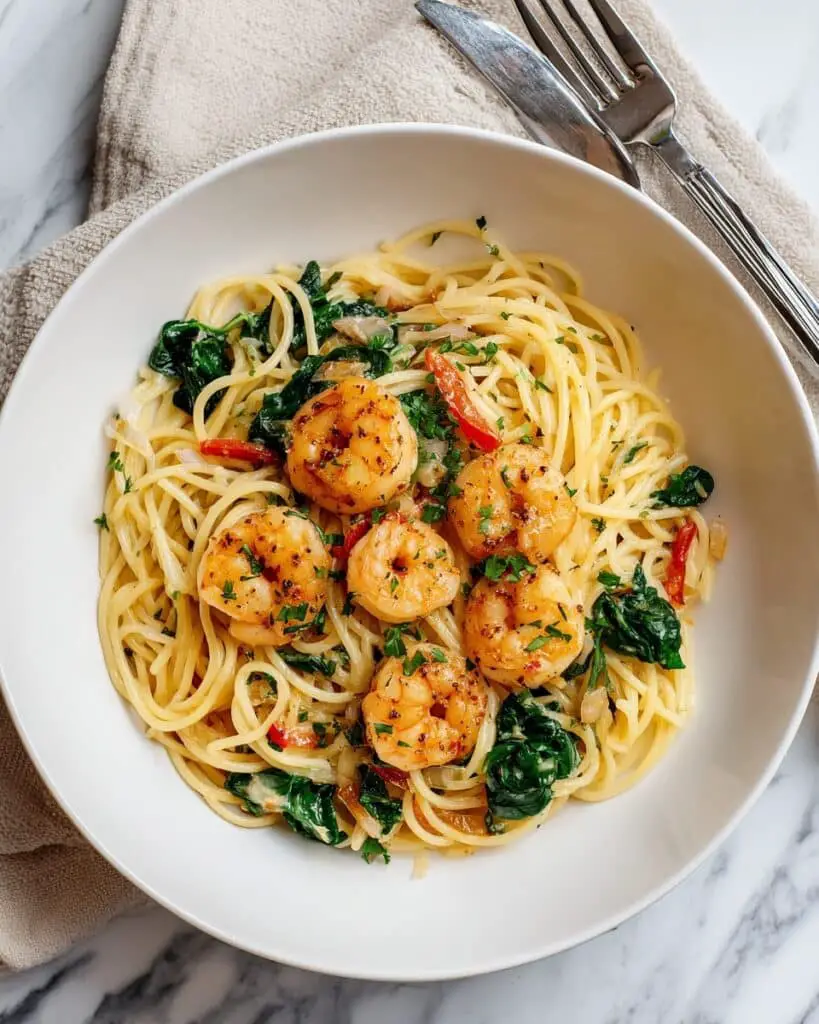 Red Curry Pasta with Shrimp Recipe