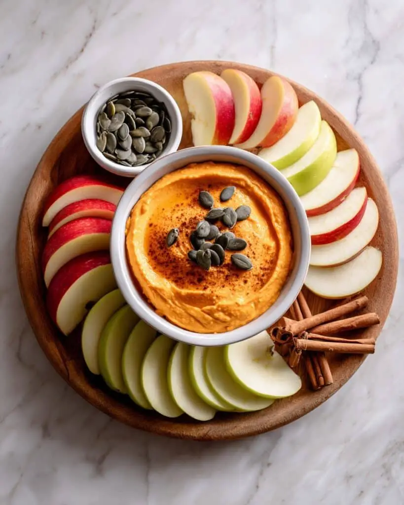 Healthy Pumpkin Pie Fruit Dip Recipe