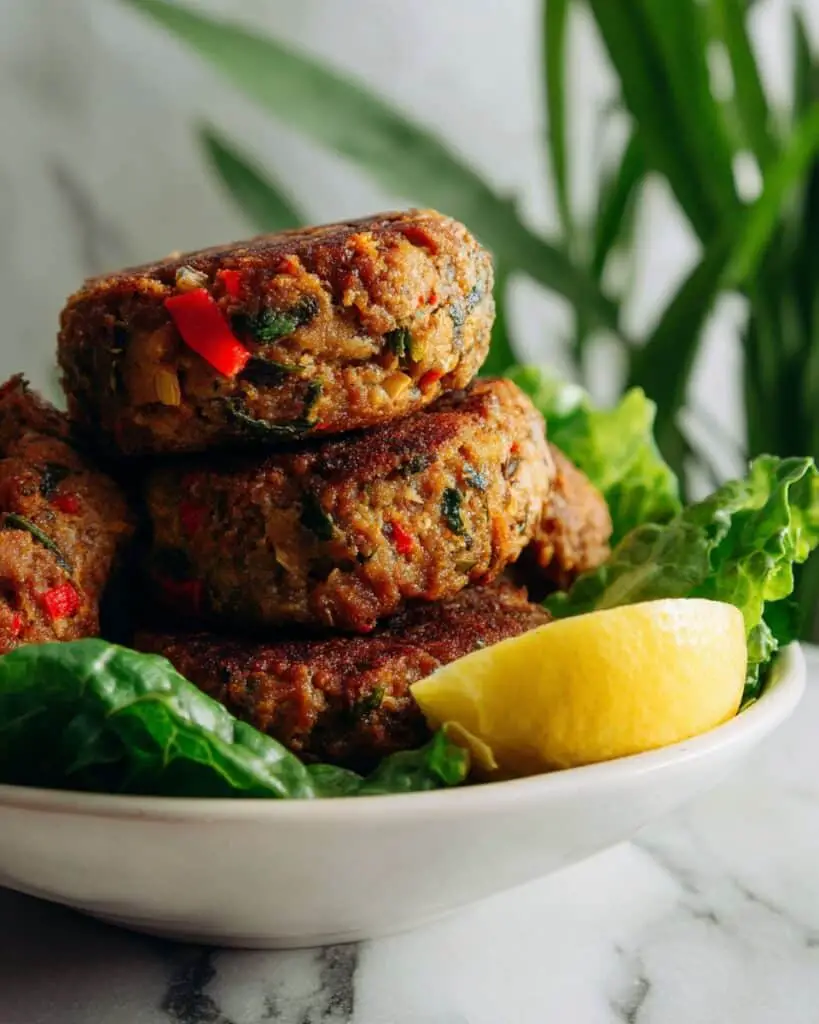 Creamy Salmon Patties with Lemon and Parsley Recipe