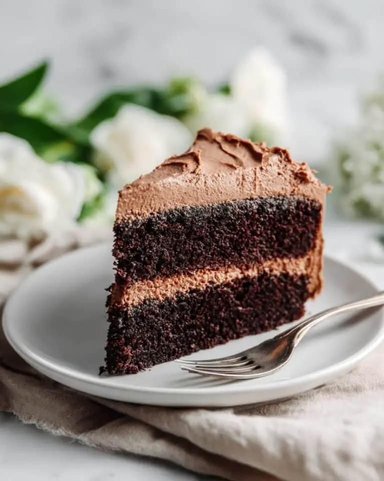 Vegan Chocolate Layer Cake with Rich Vegan Buttercream Frosting Recipe