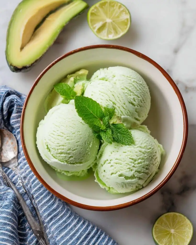 Creamy Avocado Ice Cream Recipe