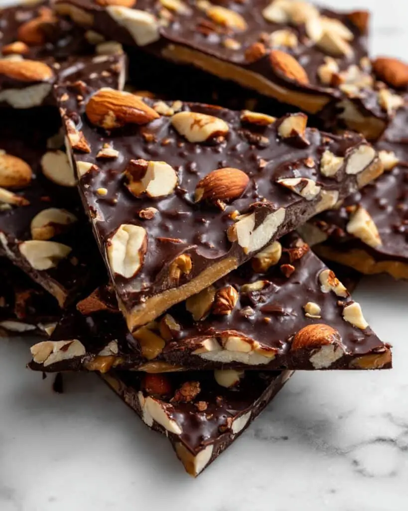 Chocolate Date Crunch Bark Recipe