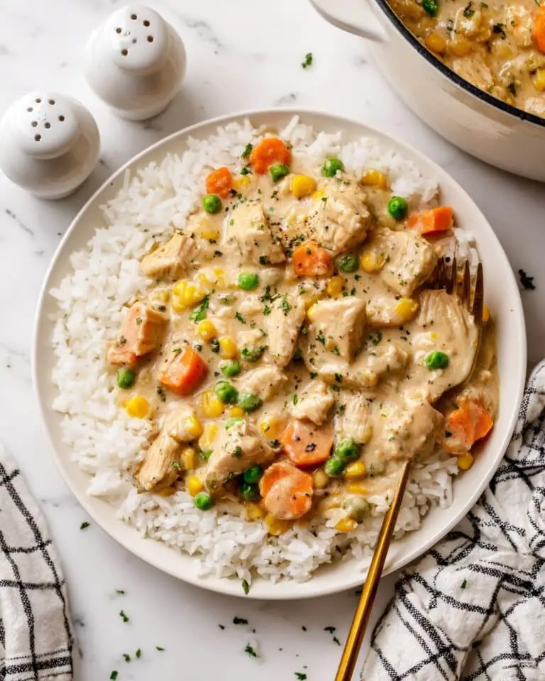 Crustless Chicken Pot Pie Recipe