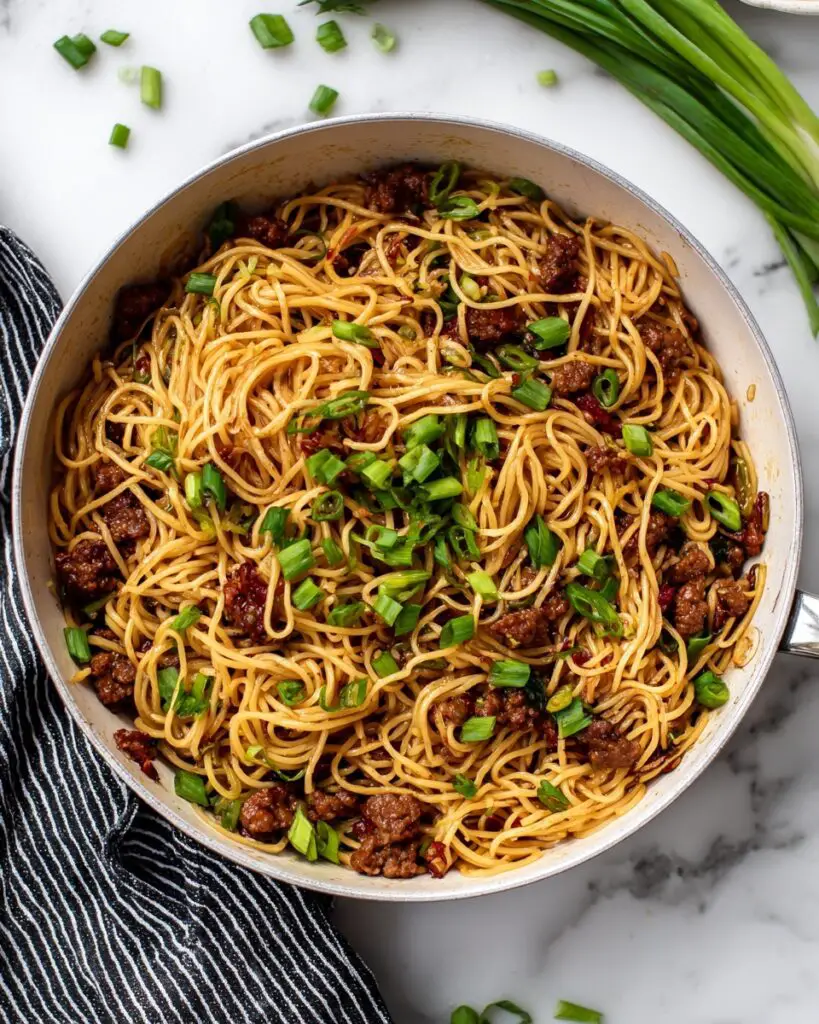 Mongolian Beef and Noodle Recipe