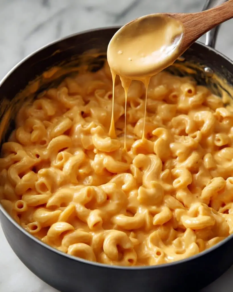 Creamy Homemade Mac and Cheese with Mozzarella, Cheddar, and Parmesan Recipe