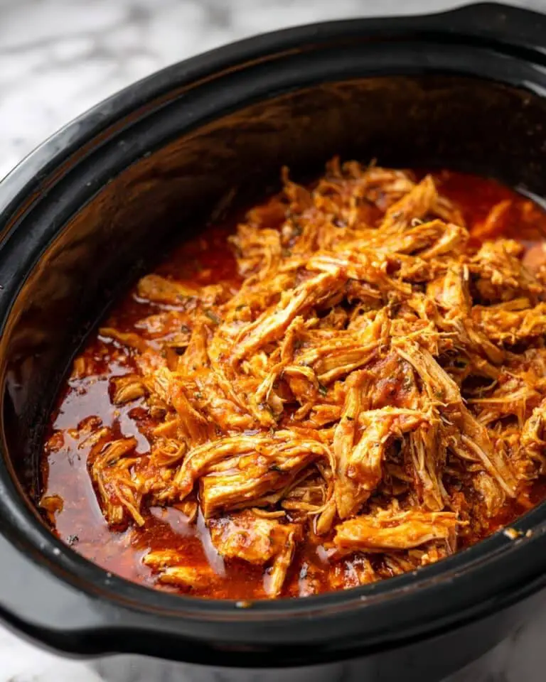 Slow Cooker Shredded BBQ Chicken Recipe