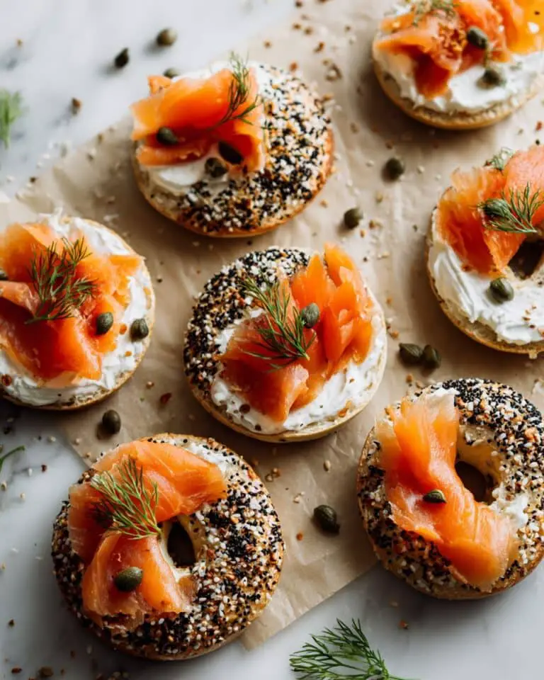 Everything Bagel Salmon Cream Puffs Recipe