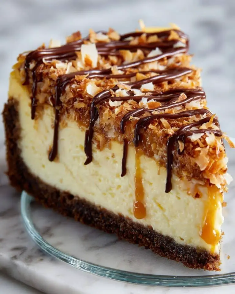 Samoa Cheesecake Recipe