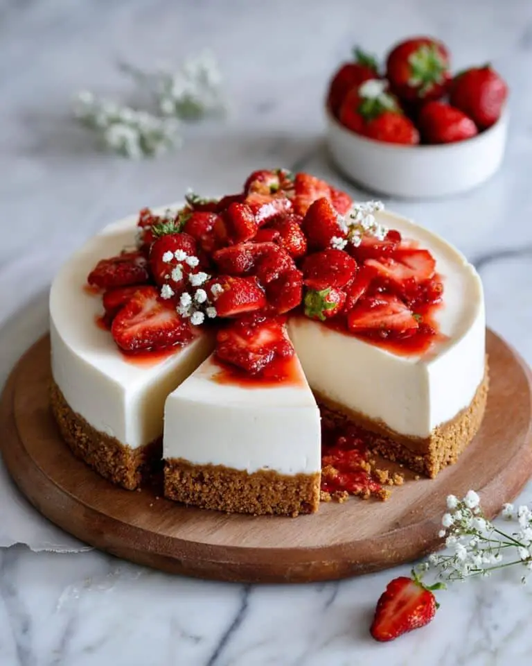 No Bake Mascarpone Cheesecake with Lemon Recipe