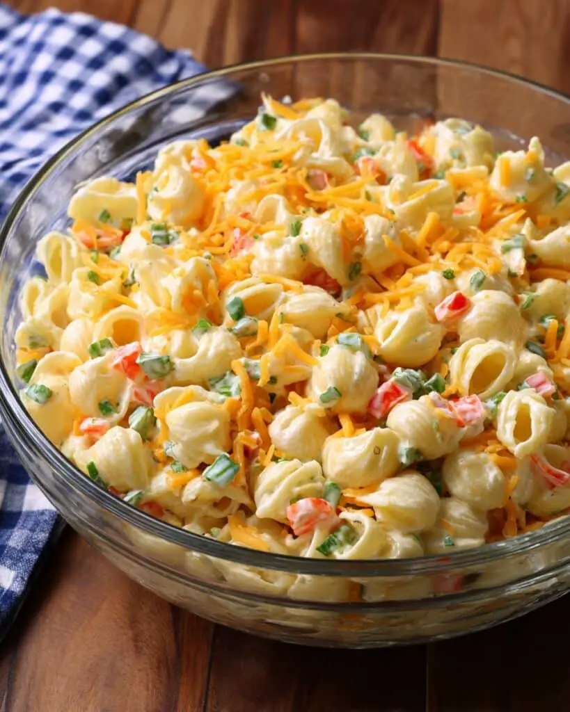 Cheddar & Sour Cream Pasta Salad Recipe