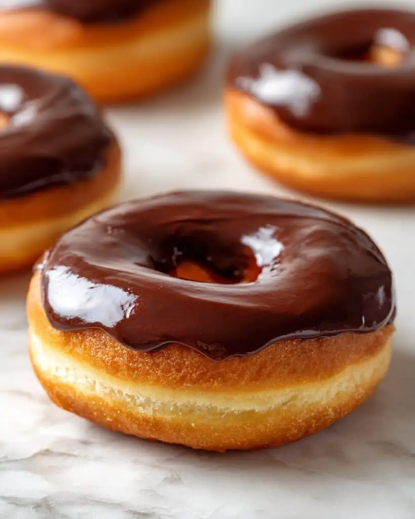 Cake Donuts with Chocolate Glaze Recipe