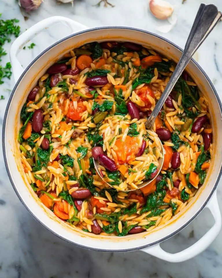 Mediterranean Orzo and Beans: Healthy One-Pot Dinner Recipe