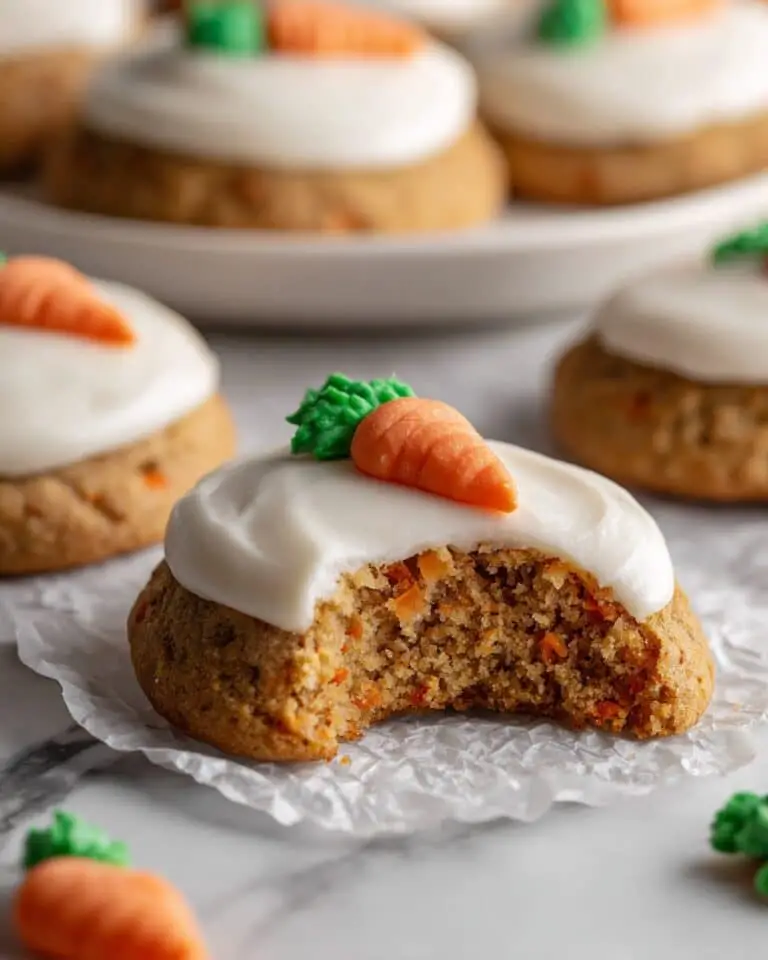 Carrot Cake Cookies with Cream Cheese Frosting Recipe