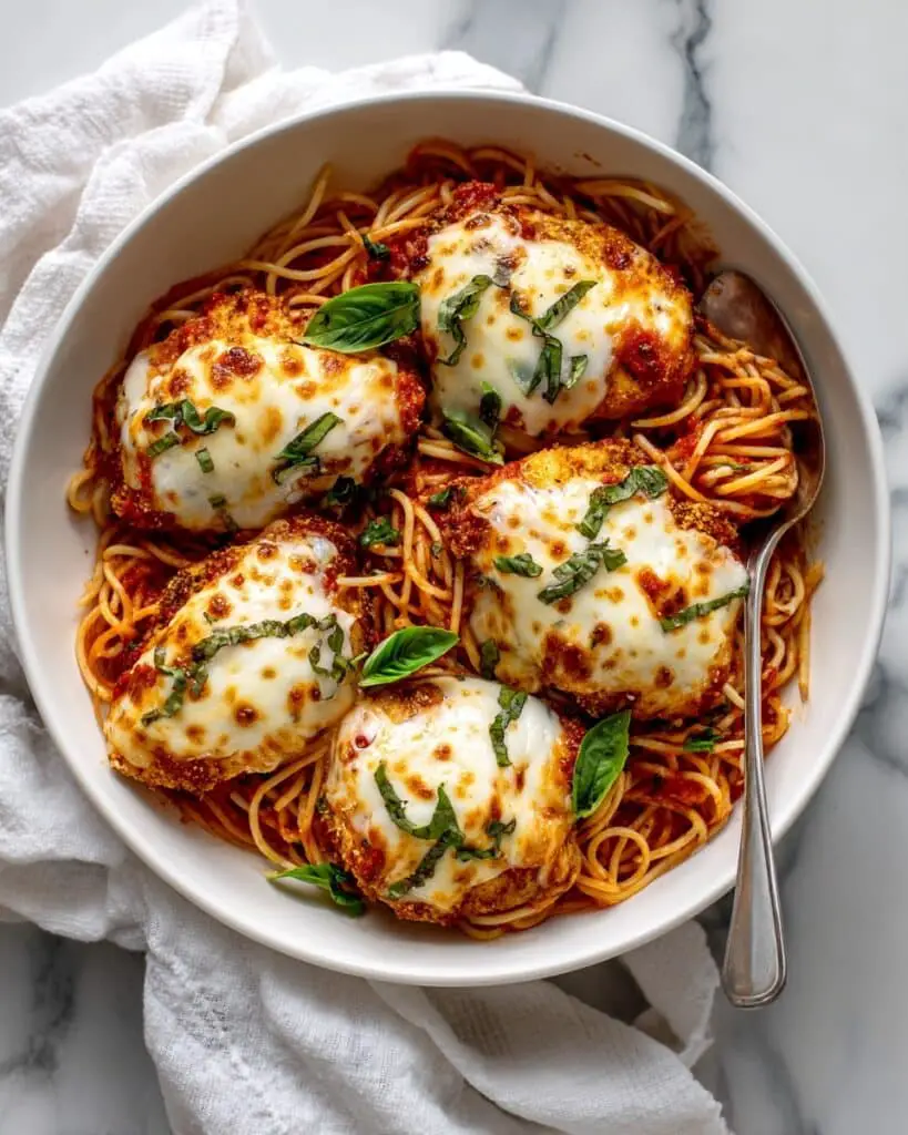 Air Fryer Baked Spaghetti Recipe