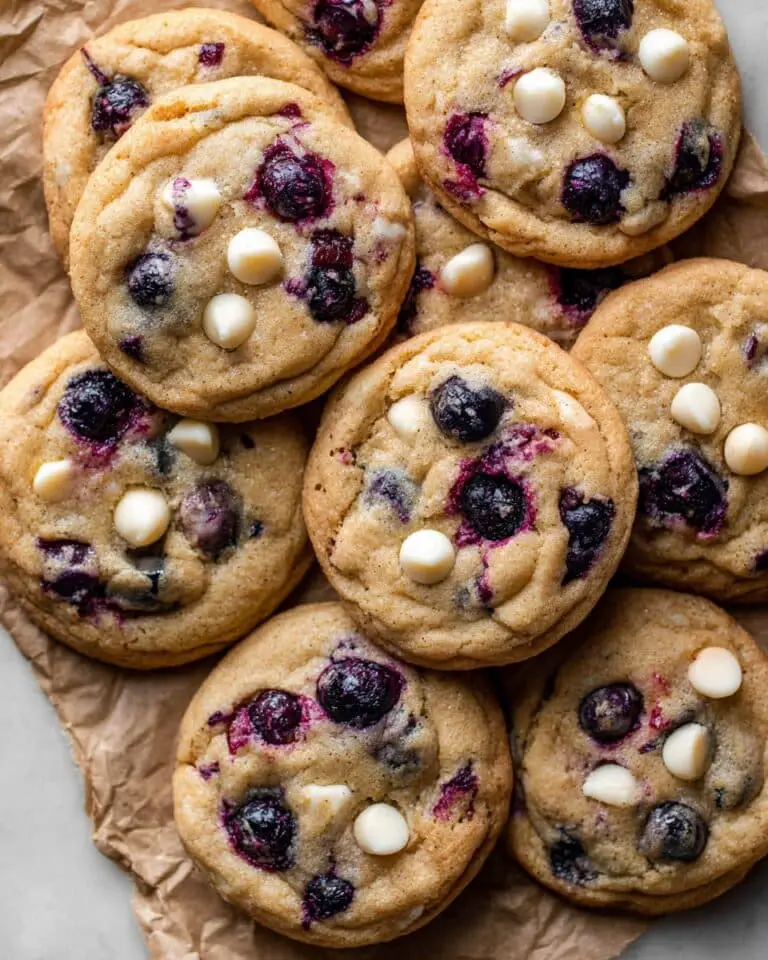 Blueberry White Chocolate Cookies Recipe