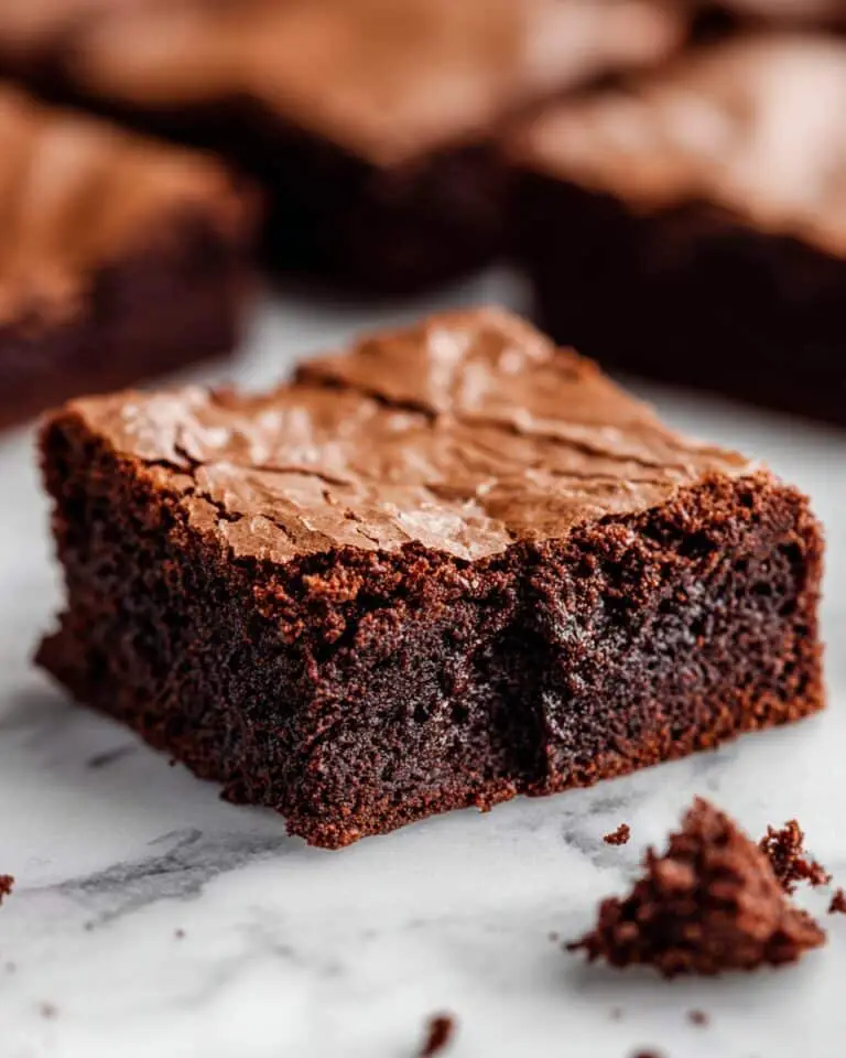 Lunch Lady Brownies with Homemade Chocolate Frosting Recipe
