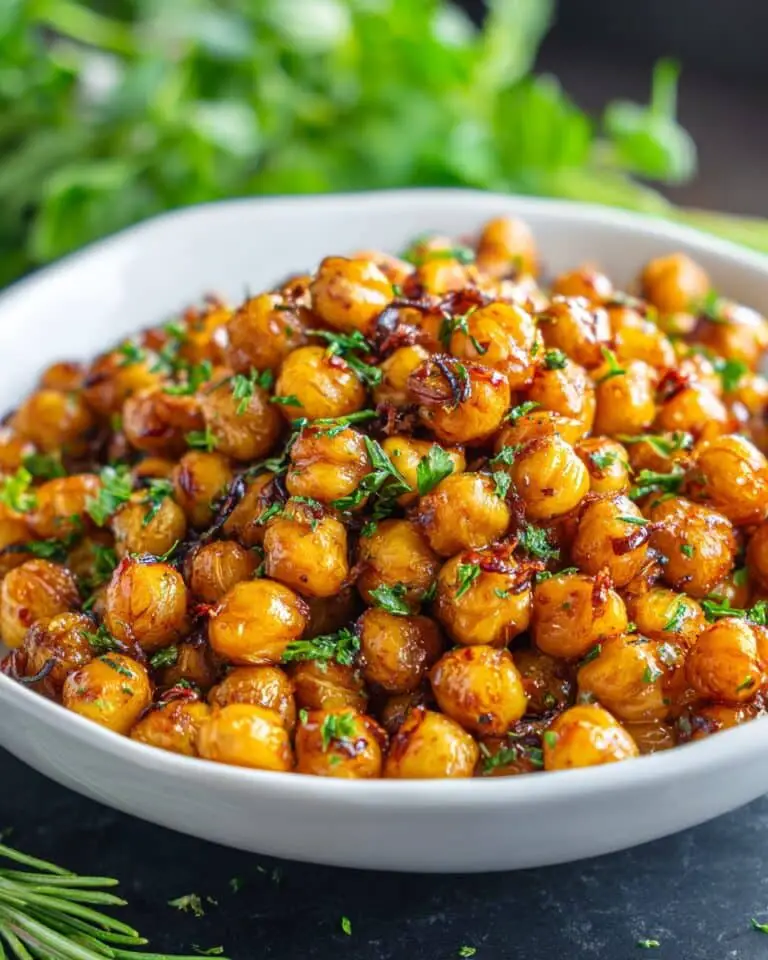 Sweet and Spicy Maple Glazed Chickpea Bites Recipe