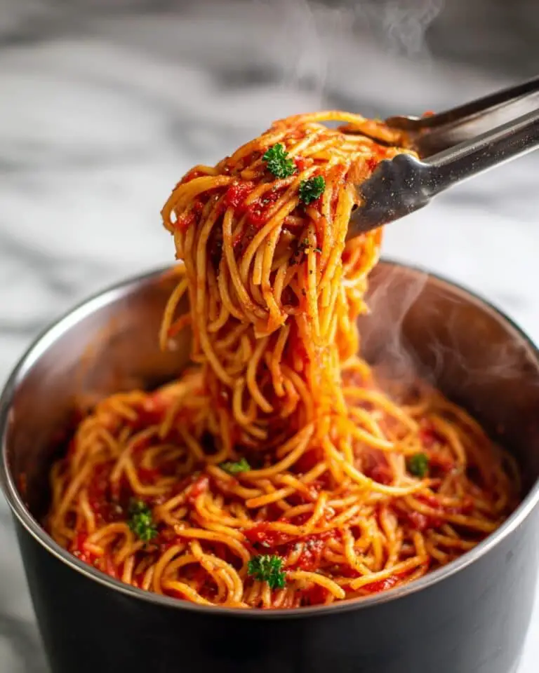 Instant Pot Spaghetti and Meat Sauce Recipe