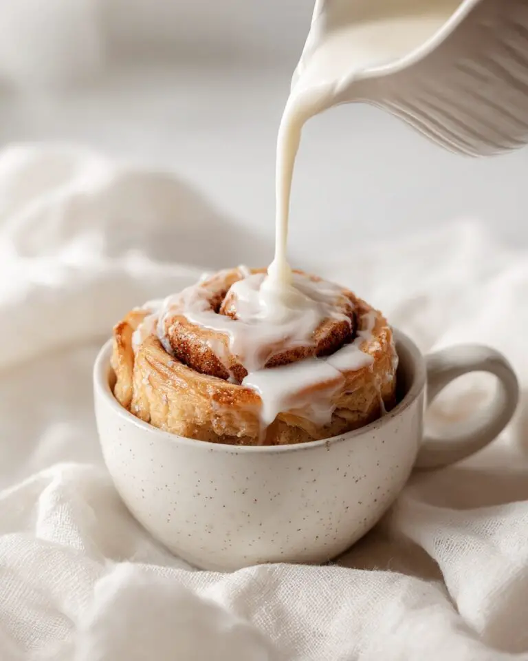 Microwave Cinnamon Roll in a Mug Recipe