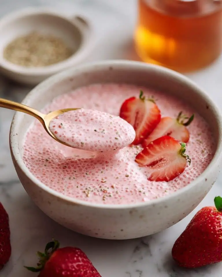 Strawberry Chia Pudding with Greek Yogurt Recipe