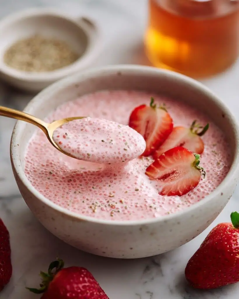 Strawberry Chia Pudding with Greek Yogurt Recipe